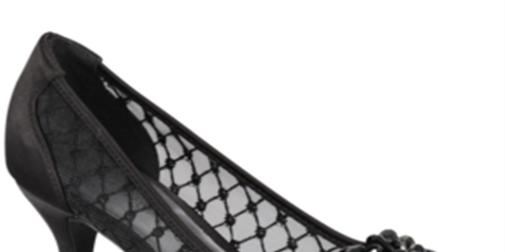 Karen Scott Maralyn Peep Toe Sapatos de Noite Femininos Pretos Tamanho -9,5 W