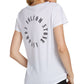 Camisetas femininas Volcom com logotipo Easy Babe Rad Tee, branca, tamanho G