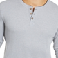 Camisa Henley Masculina Club Room Cinza Tamanho XX-G