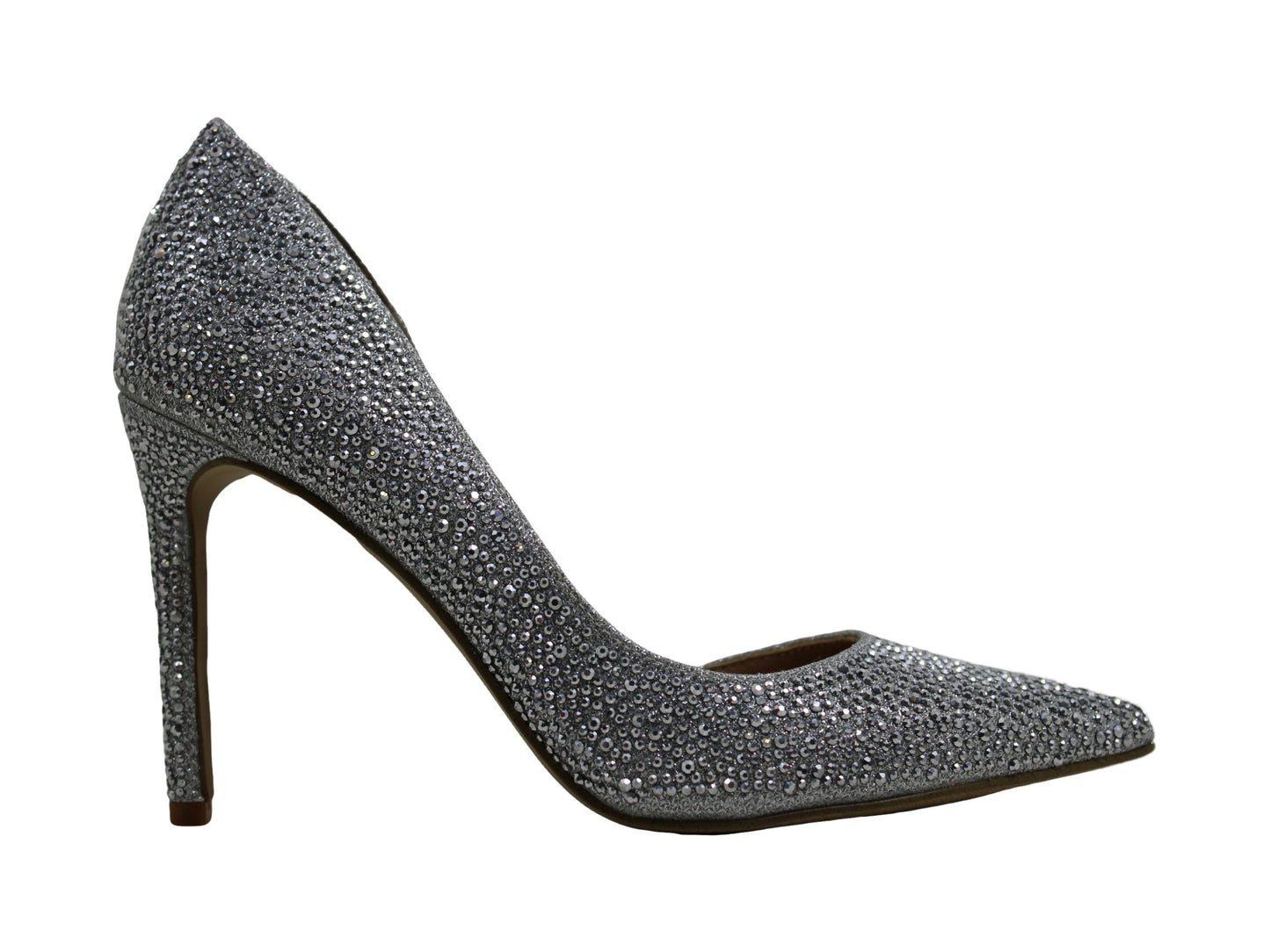 INC International Concepts Kenjay4 Tecido Bico Fino D-orsay Sapatos Femininos Prata Tamanho 6 M