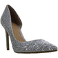 INC International Concepts Kenjay4 Tecido Bico Fino D-orsay Sapatos Femininos Prata Tamanho 6 M