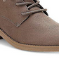 Botas femininas estilo &amp; co com aba de puxar e cadarço, acolchoadas, Rizio, bico redondo, salto bloco, zíper, marrom, tamanho 9,5 m