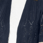 Robbie Bee Pointelle Knit Shrug Feminino Azul Tamanho Pequeno