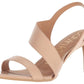 Calvin Klein Lancy Nappa Feminino Biqueira Aberta Salto com Tira no Tornozelo Sapato Social Casual Marrom Tamanho 11 M