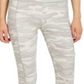 Legging Hippie Rose Junior com bolso lateral cinza, tamanho médio