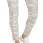 Legging Hippie Rose Junior com bolso lateral cinza, tamanho médio