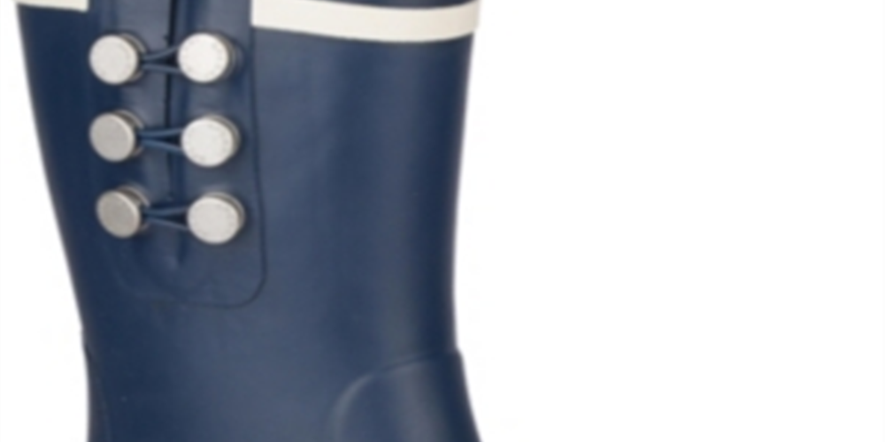 Bota de chuva alta para neve Sperry Saltwater feminina, azul, tamanho 5 M