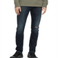 Calça Jeans Calvin Klein Masculina Slim Fit Stretch Destroyed Preta Tamanho 32x32