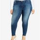 Calça jeans feminina William Rast Trendy Plus de cintura alta, azul, tamanho 22 W