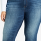 Calça jeans feminina William Rast Trendy Plus de cintura alta, azul, tamanho 22 W