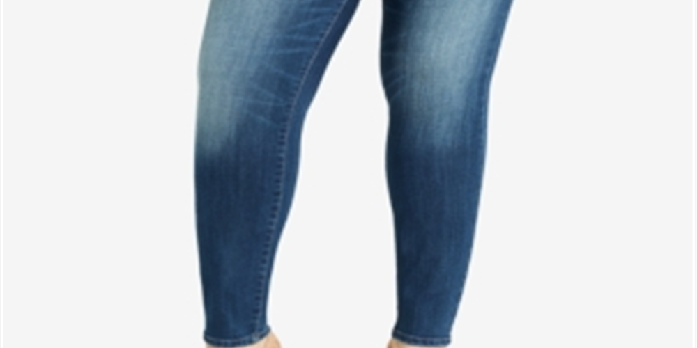 Calça jeans feminina William Rast Trendy Plus de cintura alta, azul, tamanho 22 W