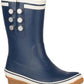 Botas de chuva altas Sperry Saltwater femininas, azuis, tamanho 5,5 M