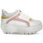 Madden Girl Sapatos Femininos Sppice Fabric Cano Baixo Com Cadarço Branco Tamanho 10 M