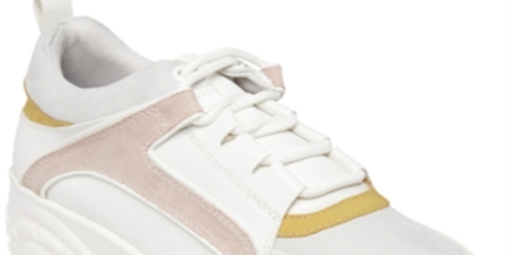 Madden Girl Sapatos Femininos Sppice Fabric Cano Baixo Com Cadarço Branco Tamanho 10 M