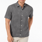 Camisa de seda Tommy Bahama Digital Palms Classic Fit Masculina, Preta, Tamanho XXX-G