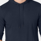 Moletom com capuz elástico masculino Alfani azul tamanho médio