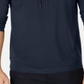 Moletom com capuz elástico masculino Alfani azul tamanho médio