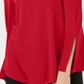 Top Alfani Feminino com Apliques de Um Ombro Vermelho Tamanho Pequeno Pequeno