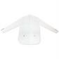 Cardigan feminino Charter Club com bainha curva e cor lisa, branco, tamanho pequeno