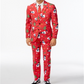 Traje de Natal masculino OppoSuits vermelho tamanho 38