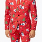 Traje de Natal masculino OppoSuits vermelho tamanho 38