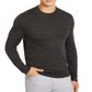 Alfani Masculino Deep Crewneck Pullover Manga Longa Suéter Preto Tamanho XX-G