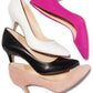 INC International Concepts Sapatos Femininos Zitah Embelezado Biqueira Amêndoa Branco Tamanho 10 M