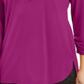 Blusa feminina com zíper e manga 3/4, rosa, tamanho extragrande, da coleção JM