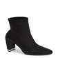 Botas femininas Michael Kors Mandy Bootie Sock pretas tamanho 10 M