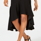 Vestido Calvin Klein Feminino Gola Assimétrica Alto Baixo Preto Tamanho 14