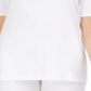Karen Scott Top Henley Feminino com Acabamento Vichy Branco Tamanho X-S