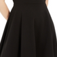 Vestido Skater Scalloped B. Darlin Junior's Preto Tamanho 7-8