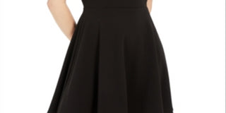 Vestido Skater Scalloped B. Darlin Junior's Preto Tamanho 7-8