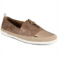 Sapatilhas femininas Anne Klein Zetta douradas tamanho 5 M