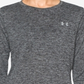 Camiseta Tech Manga Longa Feminina Under Armour Preta Tamanho P