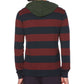 Camiseta masculina original Penguin com capuz para rugby, vermelha, tamanho extragrande