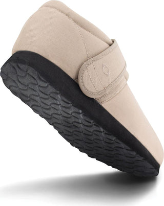 Calça feminina Apex Ambulatorial Stretchables com alça única e solado marrom, tamanho 8,5 W