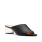 Katy Perry The Landen Faux Leather Block Heel Dress Shoes Feminino Preto Tamanho 10M