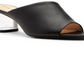Katy Perry The Landen Faux Leather Block Heel Dress Shoes Feminino Preto Tamanho 10M