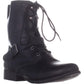 Botas de combate femininas Farrahh da American Rag, pretas, tamanho 7,5 M