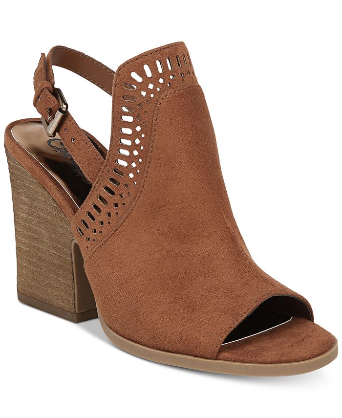 Sandália feminina Trinity Slingback Carlos By Carlos Santana, marrom, tamanho 10 M