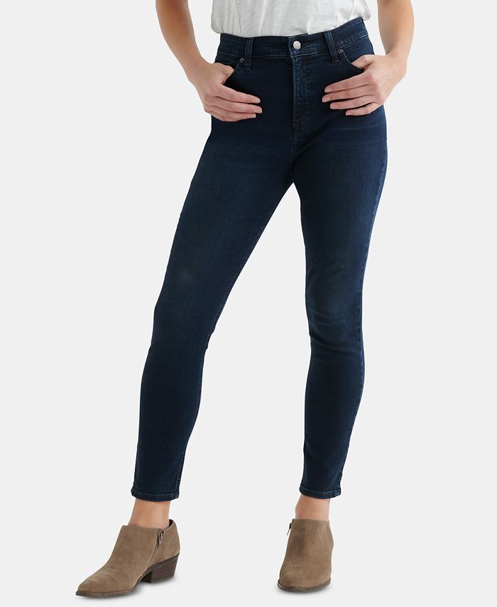 Calça jeans skinny feminina Lucky Brand Bridgette de cintura alta, azul, tamanho 26