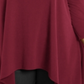 Top Alfani Feminino Plus com Bainha em Lenço Vermelho Tamanho 3X
