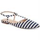 Sapatilhas femininas Charter Club Ellory T-Strap, azuis, tamanho 8,5 m