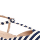 Sapatilhas femininas Charter Club Ellory T-Strap, azuis, tamanho 8,5 m