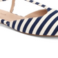 Sapatilhas femininas Charter Club Ellory T-Strap, azuis, tamanho 8,5 m