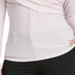 Blusa texturizada feminina DKNY, rosa, tamanho pequeno