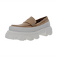 Steve Madden Flossie Leather Slip-on Mocassim Feminino Branco Tamanho 10 M