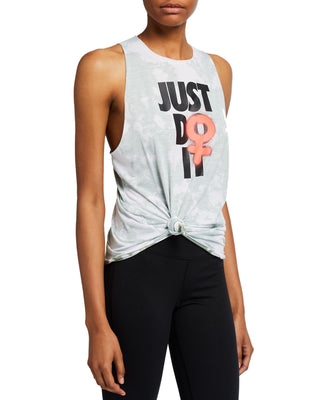 Camiseta regata Nike Fitness Training Feminina Verde Tamanho P