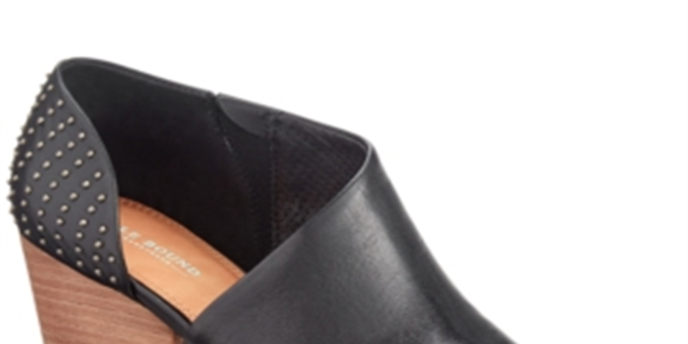 Baretraps Keelin Leather, bico fino, feminino, tamanho 10 M, preto